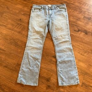 Vintage Levi’s Signature Jeans Denim Low Rise Bootcut Stretch Juniors Size 13